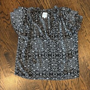 Black and White Women's Top